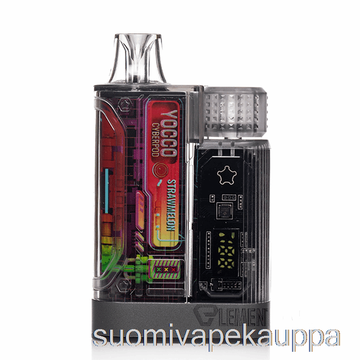 Vape Box Yocco Cyberpod 12000 Kertakäyttöinen Strawmeloni
